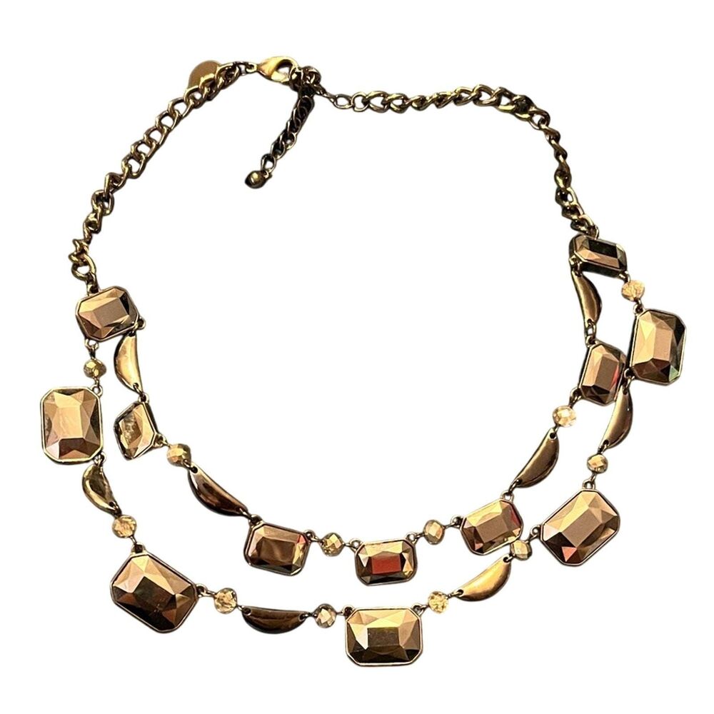 Elegant gunmetal Necklace from White House | black market